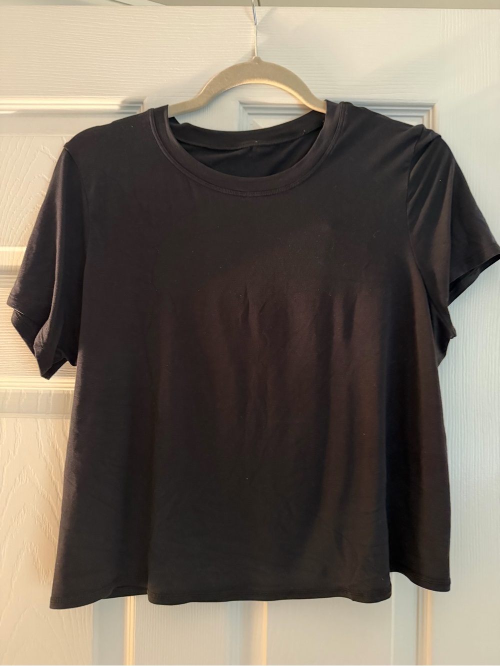lululemon athletica Black Short Sleeve Crew Tee